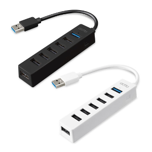 엑토 HUB-35 랏츠 USB 3.0 USB 2.0 7포트 허브 (화이트)