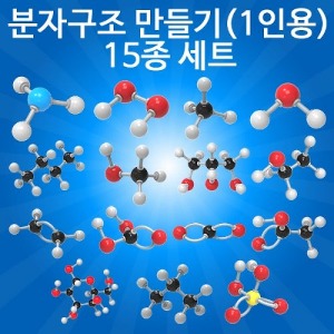 분자구조만들기(1인용)(15종세트)