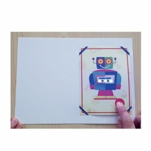 LED 창의 로봇 카드 만들기